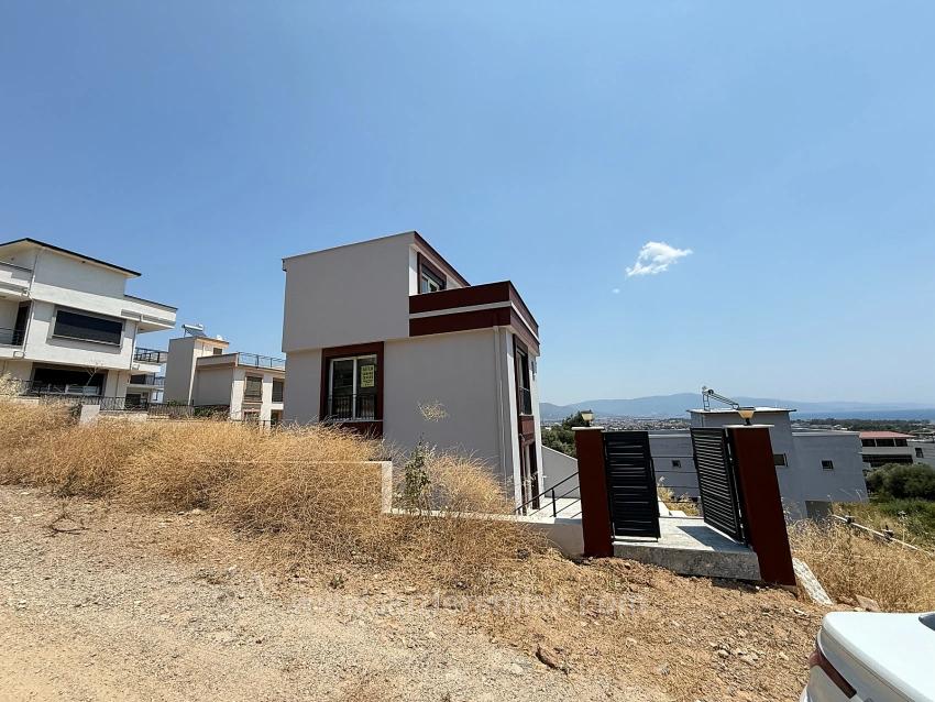 3+1 Villa Mit Meerblick Und Separatem Garten In Seferihisar Doğanbey Zu Verkaufen
