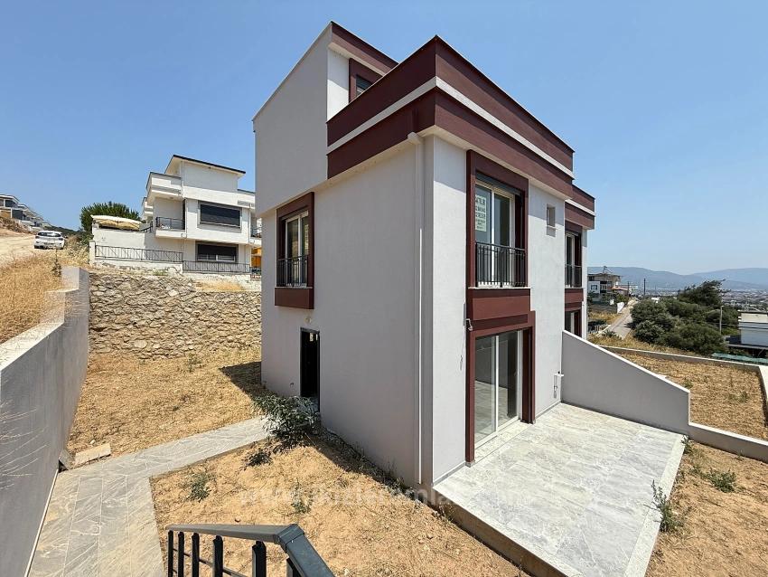 3+1 Villa Mit Meerblick Und Separatem Garten In Seferihisar Doğanbey Zu Verkaufen