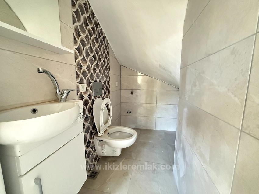 2+1 Brandneues Duplex-Sommerhaus Mit Garten Zum Verkauf In Payamlı, Seferihisar