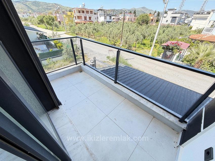 Brand New 3+1 Villa With Spacious Garden For Sale Near The Sea In Doğanbey, Seferihisar