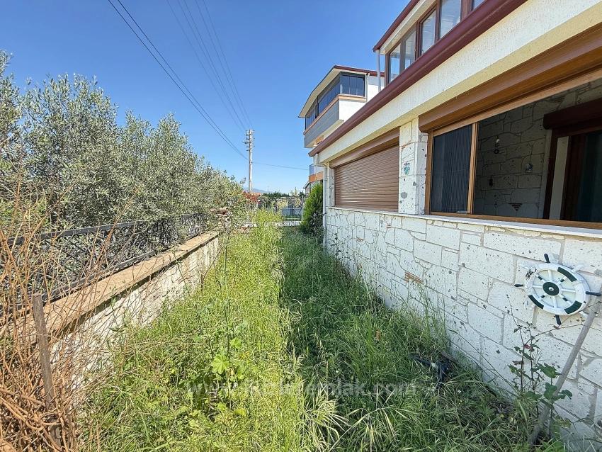 2+1 Fully Furnished Villa With Garden For Sale In Doğanbey, Seferihisar