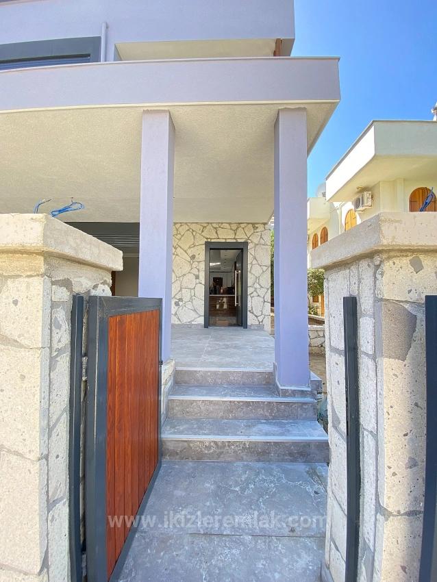 Brand New, Detached, Luxury 3+1 Villa For Sale In Doğanbey, Seferihisar.
