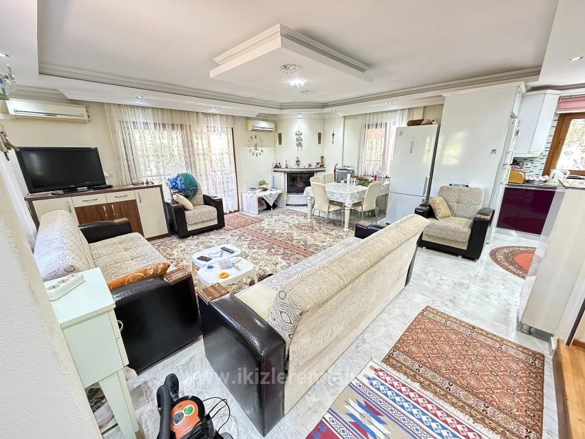 4+1 Detached Villa With Garden For Sale In Doğanbey, Seferihisar