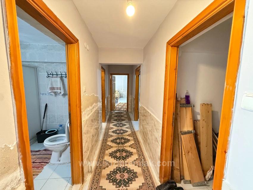 3+1 Garden Apartment For Sale In Ürkmez, 250 Meters From The Sea, Affordable Price