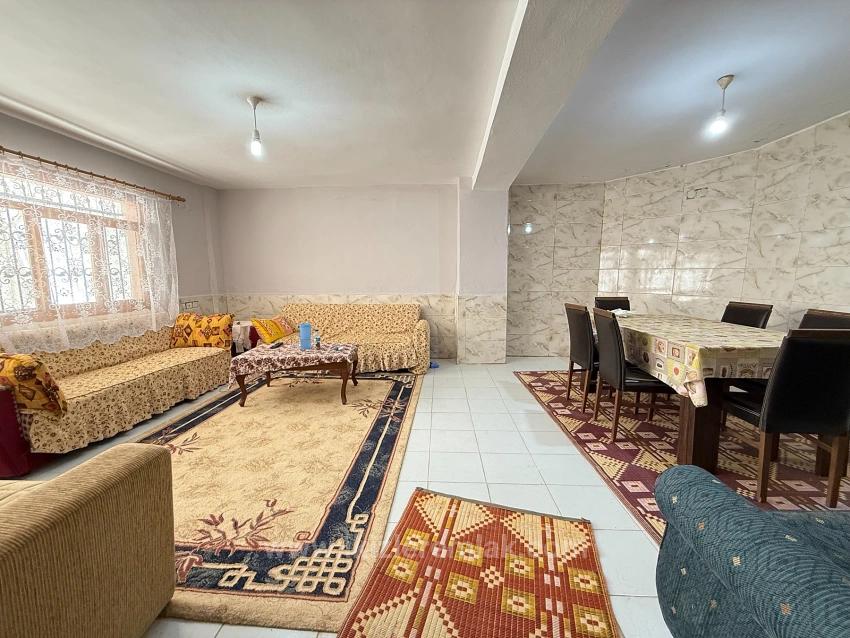 3+1 Garden Apartment For Sale In Ürkmez, 250 Meters From The Sea, Affordable Price