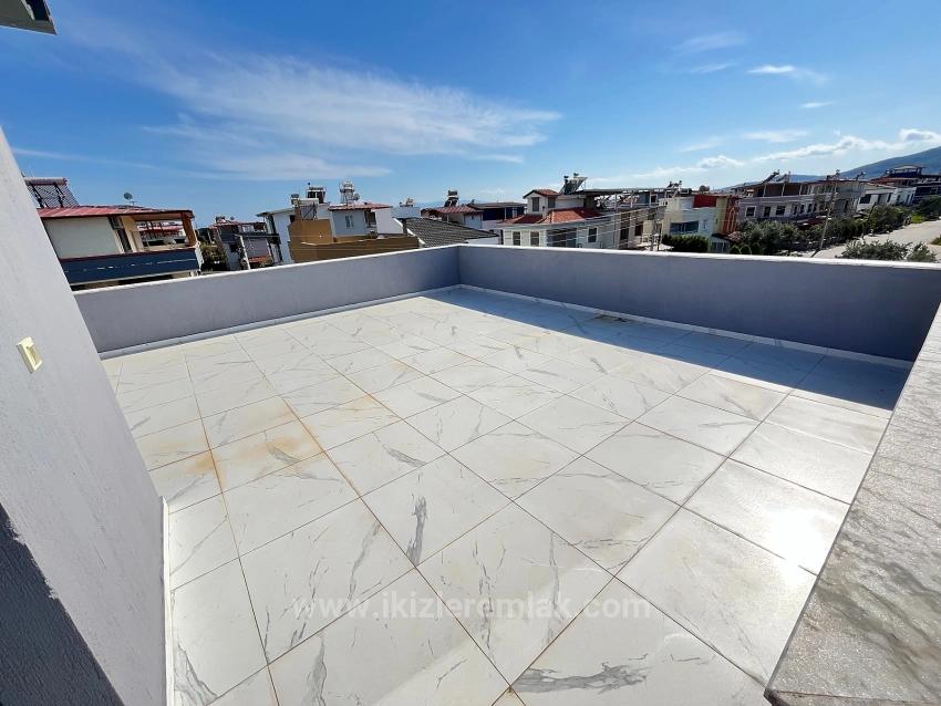 Brand New Detached 3+1 Villa With Large Garden For Sale In Seferihisar Doğanbey