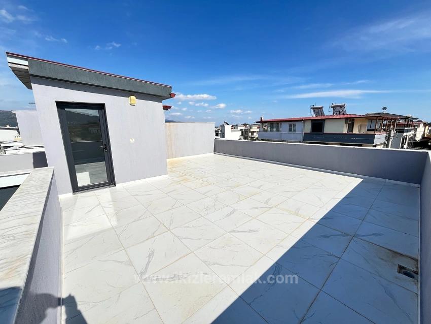 Brand New Detached 3+1 Villa With Large Garden For Sale In Seferihisar Doğanbey