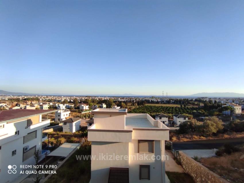 4+2 Detached Summer House For Sale In Doğanbey, Surrounded By Nature With Full Sea View