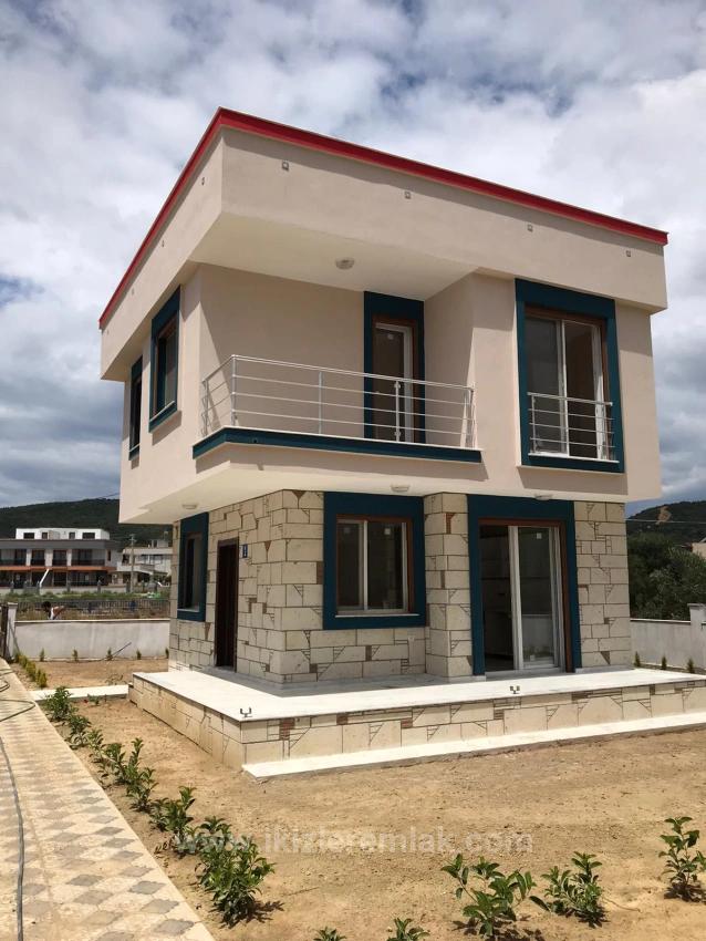 3+1 Brand New Detached Villa For Sale In Seferihisar Doğanbey