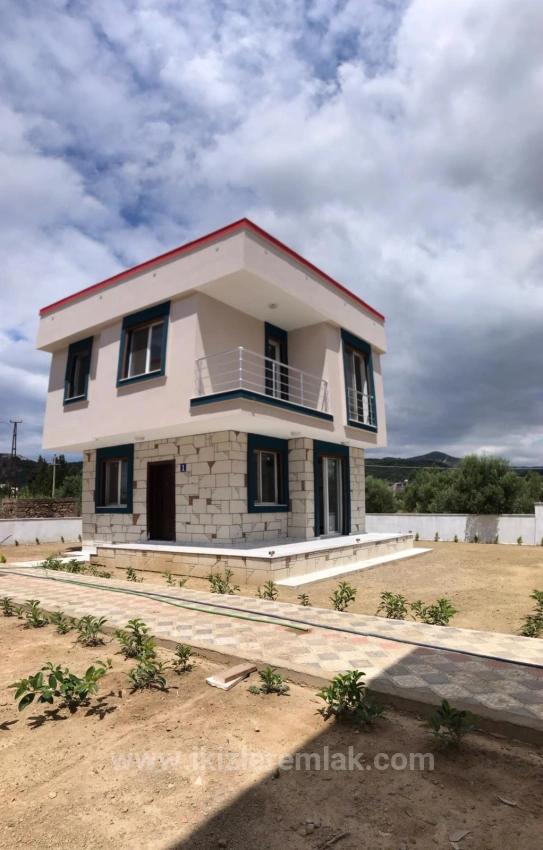 3+1 Brand New Detached Villa For Sale In Seferihisar Doğanbey