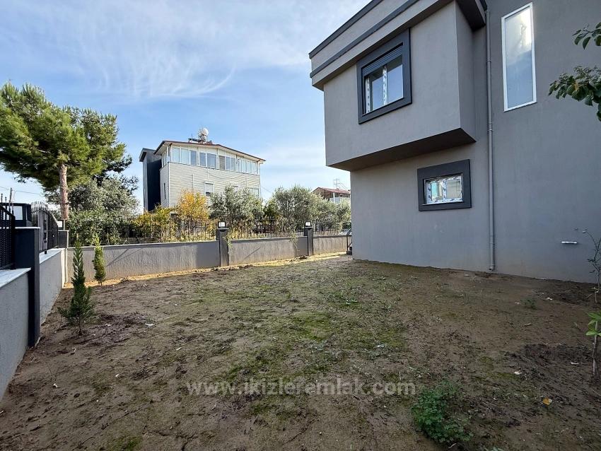 Only Brand New 3+1 Detached Villa With Garden For Sale In Doğanbey, Seferihisar.