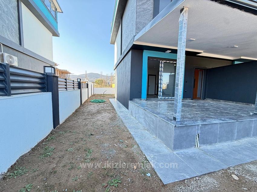 Brand New 2+1 Duplex Summer House With Garden For Sale In Doğanbey, Seferihisar.