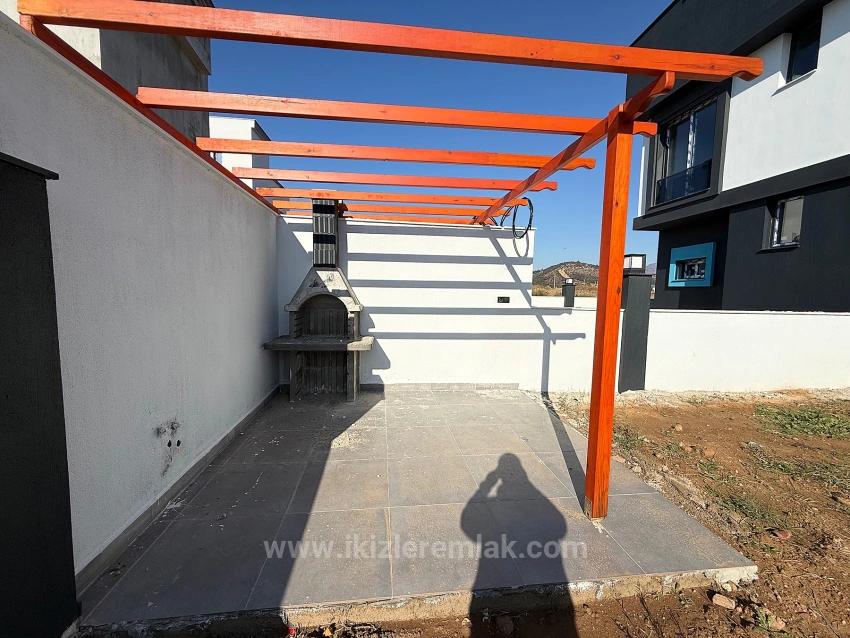 Brand New 2+1 Duplex Summer House With Garden For Sale In Doğanbey, Seferihisar.