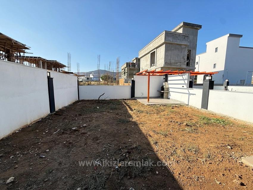 Brand New 2+1 Duplex Summer House With Garden For Sale In Doğanbey, Seferihisar.