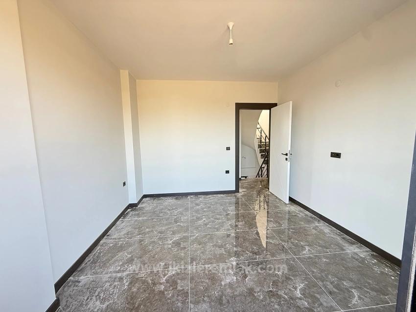 Brand New 2+1 Duplex Summer House With Garden For Sale In Doğanbey, Seferihisar.