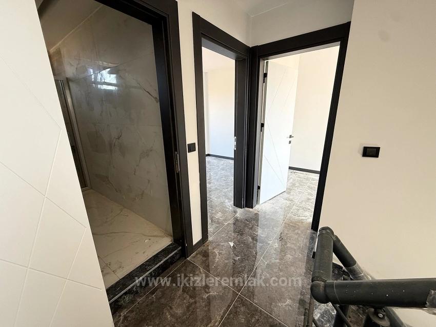 Brand New 2+1 Duplex Summer House With Garden For Sale In Doğanbey, Seferihisar.