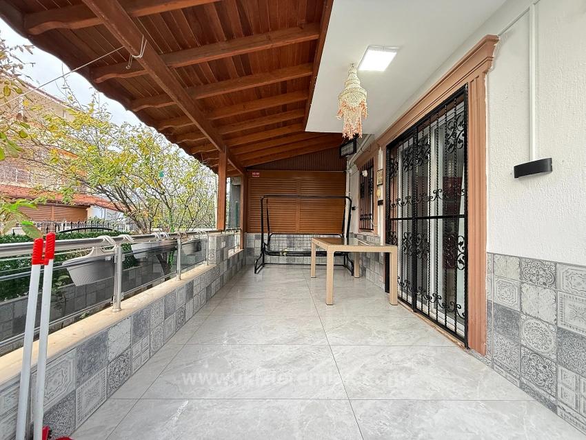 5+1 Duplex Villa With Spacious Garden For Sale In Doğanbey, Seferihisar