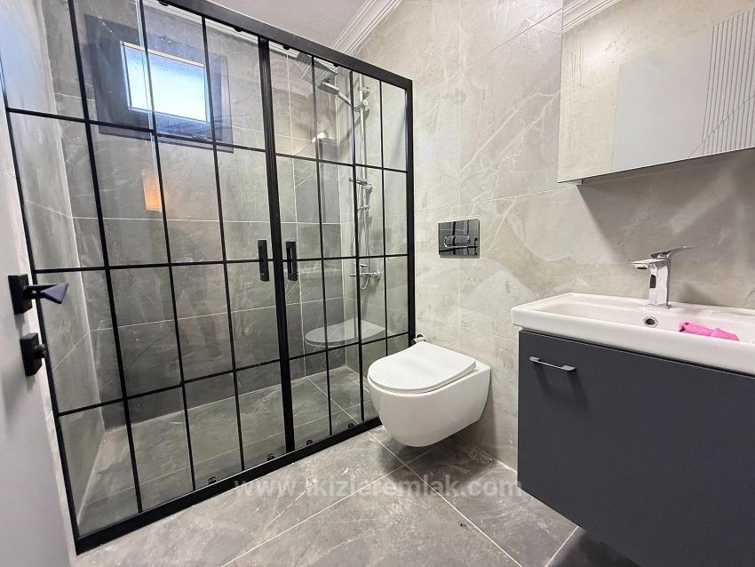 Luxury Brand New 3+1 Villa With Garden For Sale Near The Sea In Doğanbey, Seferihisar.