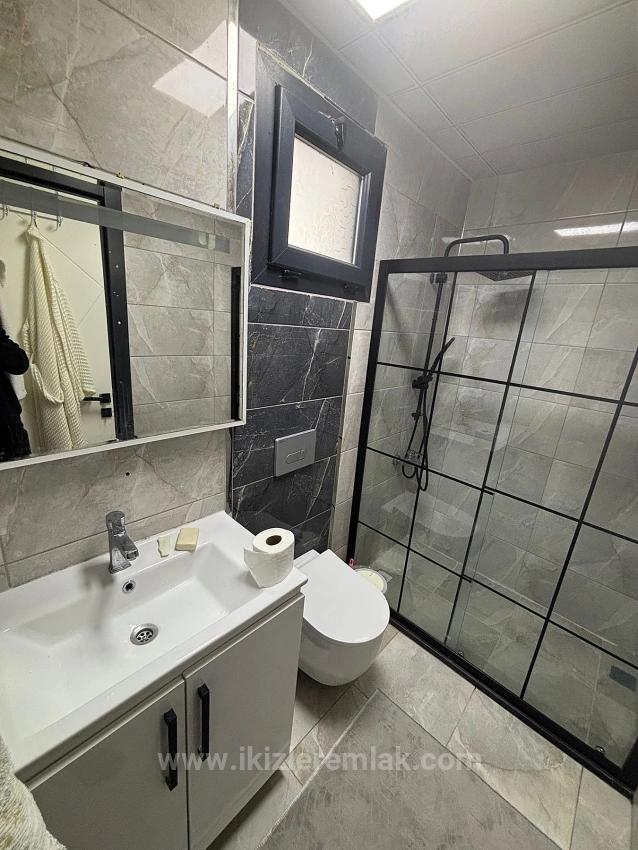 3+1 Duplex Cottage With Garden For Sale In Seferihisar Doğanbey