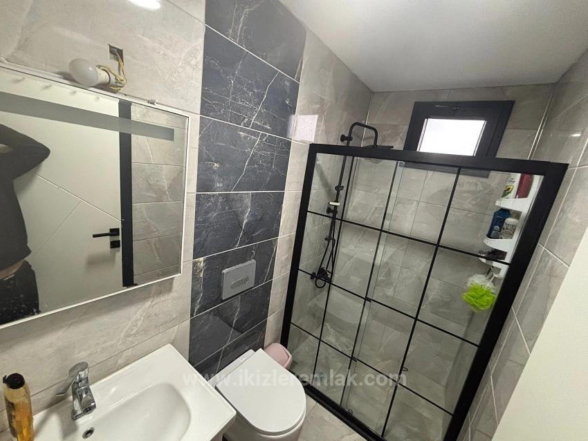 3+1 Duplex Cottage With Garden For Sale In Seferihisar Doğanbey