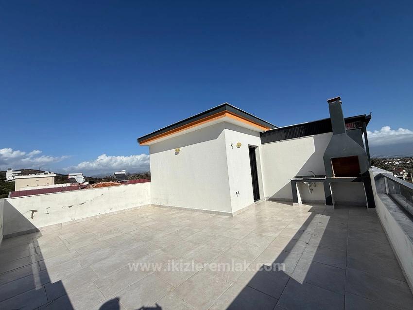 Brand New, Spacious Detached 4+1 Villa For Sale In Doğanbey, Seferihisar.