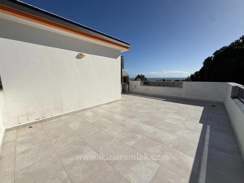 Brand New, Spacious Detached 4+1 Villa For Sale In Doğanbey, Seferihisar.