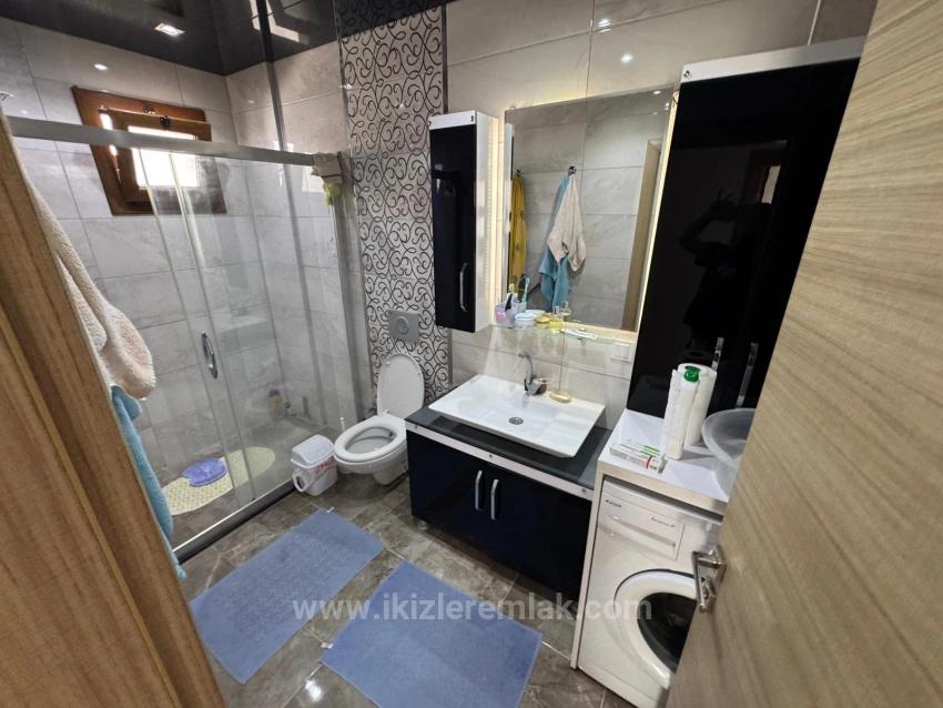 2+1 Duplex Summer House For Sale In Doğanbey Center, Seferihisar