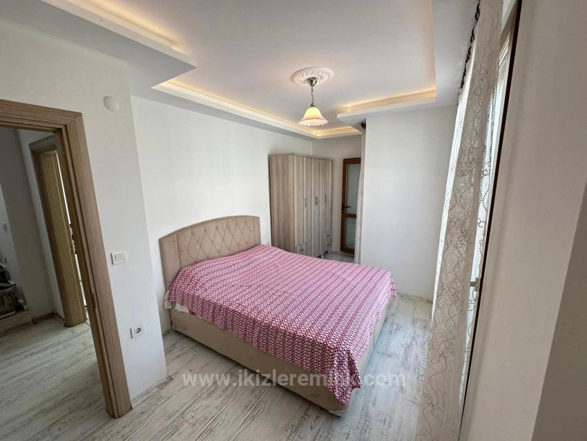 2+1 Duplex Summer House For Sale In Doğanbey Center, Seferihisar