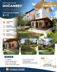 3+1 Bedroom Summerhouse For Sale in Cumhuriyet Nbh. Seferihisar Doğanbey - 160 m²