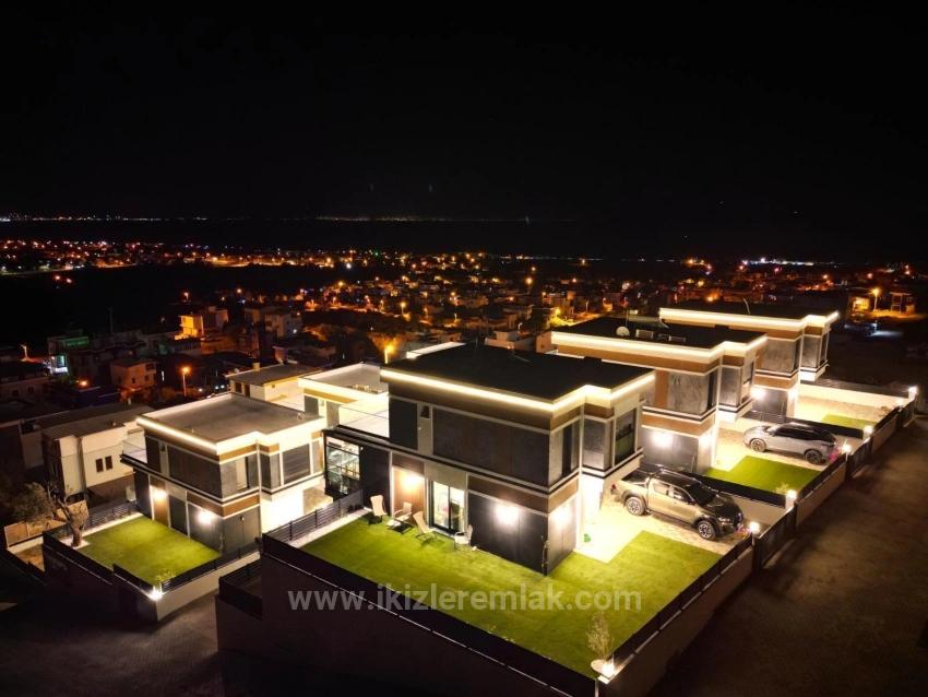 Продается Отдельный Дом В Районе Сеферихисар-Доганбей С Большим Садом И Панорамным Видом На Море