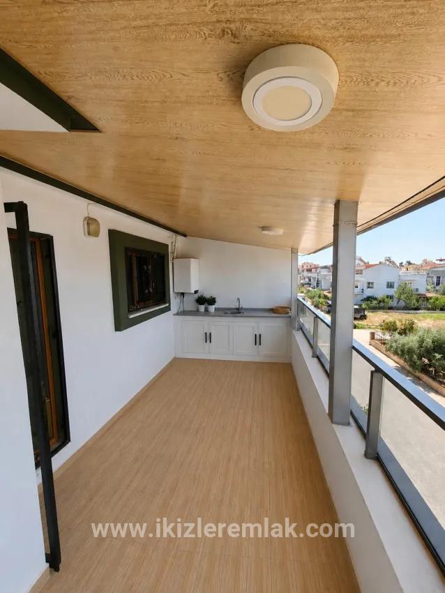 Gümüldür'de Denize 100m Full Eşyalı Geniş Bahçeli Villa
